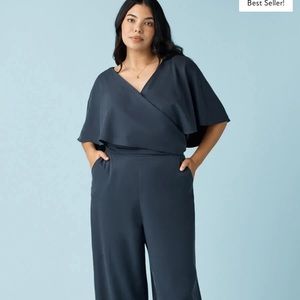 WORN ONCE Vetta Cape Jumpsuit